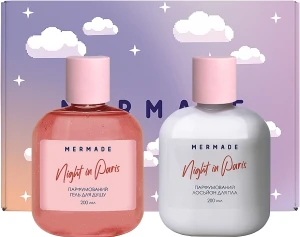 Mermade Night In Paris Парфумований набір для догляду за тілом (shr/gel/200ml + b/lot/200ml)