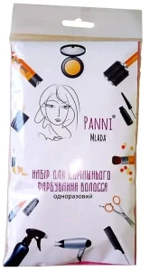 Panni Mlada Набор для домашнего окрашивания волос одноразовый, 5 предметов