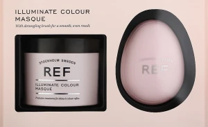 REF Набор Illuminate Colour Masque Set (h/mask/250ml + h/brush/1pcs)