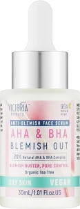 Victoria Beauty Сыворотка для лица от чёрных точек AHA & BHA Blemish Out