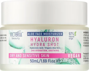Victoria Beauty Крем-гель для сухой и чувствительной кожи лица Hyaluron Hydra Shot