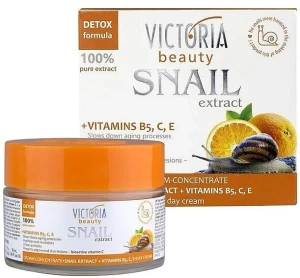 Victoria Beauty Крем-концентрат з екстрактом равлика + вітаміни В5, С, Е Snail Extract Cream-Concentrate