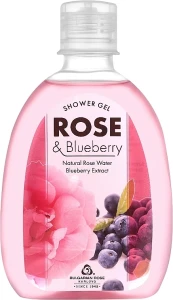 Bulgarian Rose Гель для душа "Роза и черника" Rose & Blueberry Shower Gel