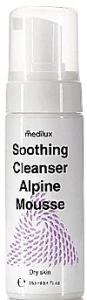 Medilux Мус для очищення сухої шкіри Soothing Cleanser Alpine Mousse