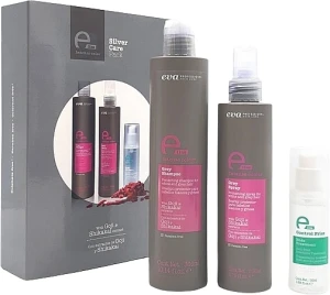 Eva Professional Набор для седых волос E-line Blonde (shmp/300ml + spray/200ml + serum/50ml)