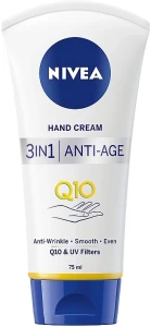 Nivea Крем для рук 3в1 "Антивіковий" Q10 Hand Cream