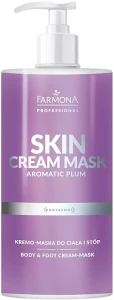 Farmona Professional Крем-маска для тіла та ніг з ароматом сливи Skin Cream Mask Aromatic Plum