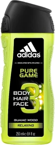 Adidas Pure Game Pure Game Hair & Body Shower Gel