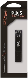 KillyS Кніпсер для нігтів 500998, чорний For Men Nail Clipper