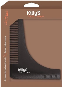 KillyS Гребень для бороды пластиковый 500982 For Men Beard Styling Comb