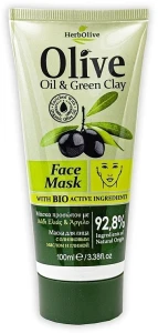 Madis Маска для обличчя із зеленою глиною HerbOlive Oil & Green Clay Face Mask