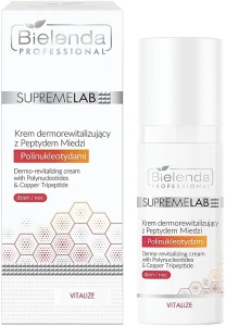 Bielenda Professional Дерморевіталізувальний крем з пептидом міді та полінуклеотидами SupremeLab Dermo-Revitalizing Cream With Polynucleotides & Copper Tripeptide