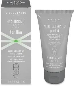 L’Erbolario Крем для рук с гиалуроновой кислотой Hand Cream Hyaluronic Acid for Him