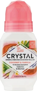 Crystal Роликовый дезодорант с ароматом кокоса и ванили Coconut & Vanilla Deodorant Roll On