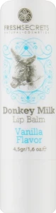 Madis Бальзам для губ з ослячим молоком та ваніллю Fresh Secrets Lip Balm