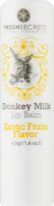 Madis Бальзам для губ з ослячим молоком та та екзотичними фруктами Fresh Secrets Lip Balm