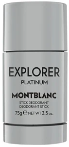 Montblanc Explorer Platinum Deodorant Stick Парфюмированный дезодорант-стик