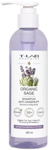 T-LAB Professional Шампунь против перхоти с экстрактом шалфея Organic Sage Anti-Dandruff Shampoo