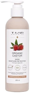 T-LAB Professional Глубоко увлажняющая маска для сухих волос Organic Castor Moisture Retention Mask