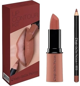 Diego Dalla Palma Lip Contour Kit 503 (lipstick/4g + lip/pencil/1.1g) Набір