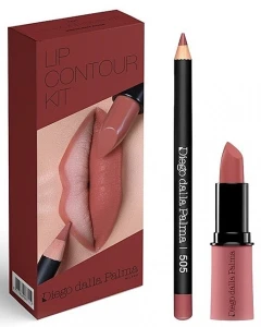 Diego Dalla Palma Lip Contour Kit 505 (lipstick/4g + lip/pencil/1.1g) Набор