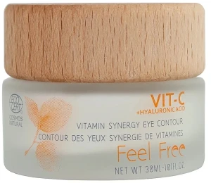 Feel Free Крем для шкіри навколо очей з вітаміном С Vit C + Hyaluronic Acid Vitamin Synergy Eye Contour Cream