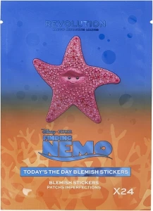 Makeup Revolution Набор наклеек для устранения пятен на лице, 24 шт. Disney & Pixar’s Finding Nemo Today's The Day Blemish Stickers