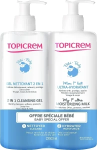 Topicrem Набір Baby (b/milk/500ml + gel/500ml)