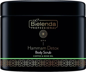 Bielenda Professional Скраб для тіла, детоксикувальний, кава та олія троянди SPA Ritual Hammam Detox Body Scrub With Coffee & Rose Oil