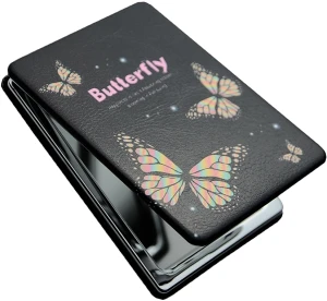 SPL Зеркало косметическое "Butterfly", прямоугольное, розовое