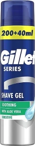 Gillette Гель для гоління для чутливої шкіри з алое вера Series Soothing Sensitive With Aloe Vera Shave Gel