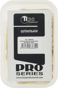 TICO Professional Шпильки для волосся хвилясті без наконечника, 50 мм, золотисті
