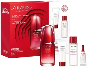 Shiseido Набір Ultimune Global Age Defense Program (f/conc/50ml + f/foam/15ml + softner/30ml + eye/conc/3ml)