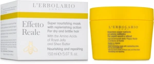 L’Erbolario Маска для сухого і пошкодженого волосся Effetto Reale Maschera Super Nutriente