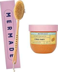 Mermade Набор "Гладкая кожа" Citrus Party (b/scr/250g + b/brush/1pc)