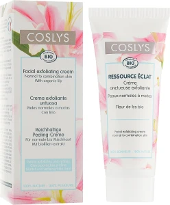 Coslys Крем-эксфолиант для лица с экстрактом лилии для нормальной и комбинированной кожи Facial Care Exfoliating Facial Cream With Lily Extract