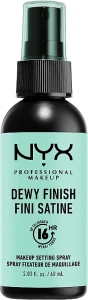 NYX Professional Makeup Dewy Finish Long Lasting Setting Spray Спрей-фиксатор для макияжа с эффектом влажной кожи