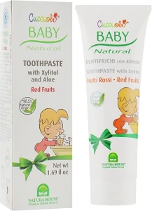 Natura House Зубна паста «Червоні ягоди» Baby Cucciolo Toothpaste
