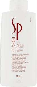 Кератиновый шампунь - WELLA Luxe Oil Keratin Protect Shampoo, 1000 мл
