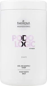 Farmona Professional Сіль для ванн з іонами срібла та галуном Farmona Podologic Fitness Antibactrial Foot Bath Solt