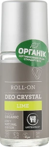 Urtekram Роликовий дезодорант Deo Crystal Lime