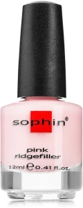 Sophin Средство для заполнения неровностей ногтей Ridgefiller Pink