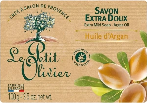 Le Petit Olivier Мыло экстранежное с экстрактом арганового масла Vegetal Oils Soap Argan Oil