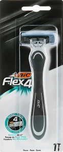 BIC Мужской станок для бритья "Flex 4", 1 шт.