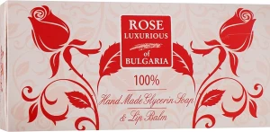 BioFresh Набір Rose Luxurious of Bulgaria (l/balm/5ml + soap/2x70g)
