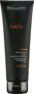 Academie Гель-душ 2 в 1 для тіла і волосся Men Hair And Body Shower Gel 2 In 1