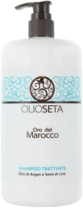 Barex Italiana Поживний шампунь з маслом аргана і маслом насіння льону Olioseta Shampoo