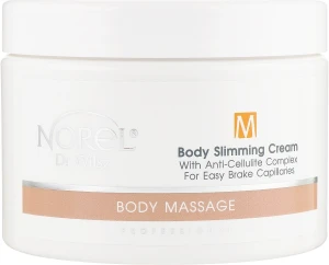 Norel Крем для схуднення з антицелюлітним комплексом, зміцнюючий стінки судин Body Massage Body Slimming Cream With Anti-Cellulite Complex For