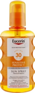 Eucerin Солнцезащитный спрей для тела SPF 30 Sun Spray Transparent SPF 30