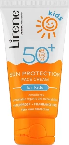 Lirene Солнцезащитный крем для лица SPF 50 Kids Sun Protection Face Cream SPF 50